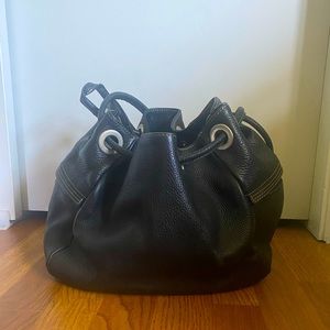 Ombu Black Bucket Purse